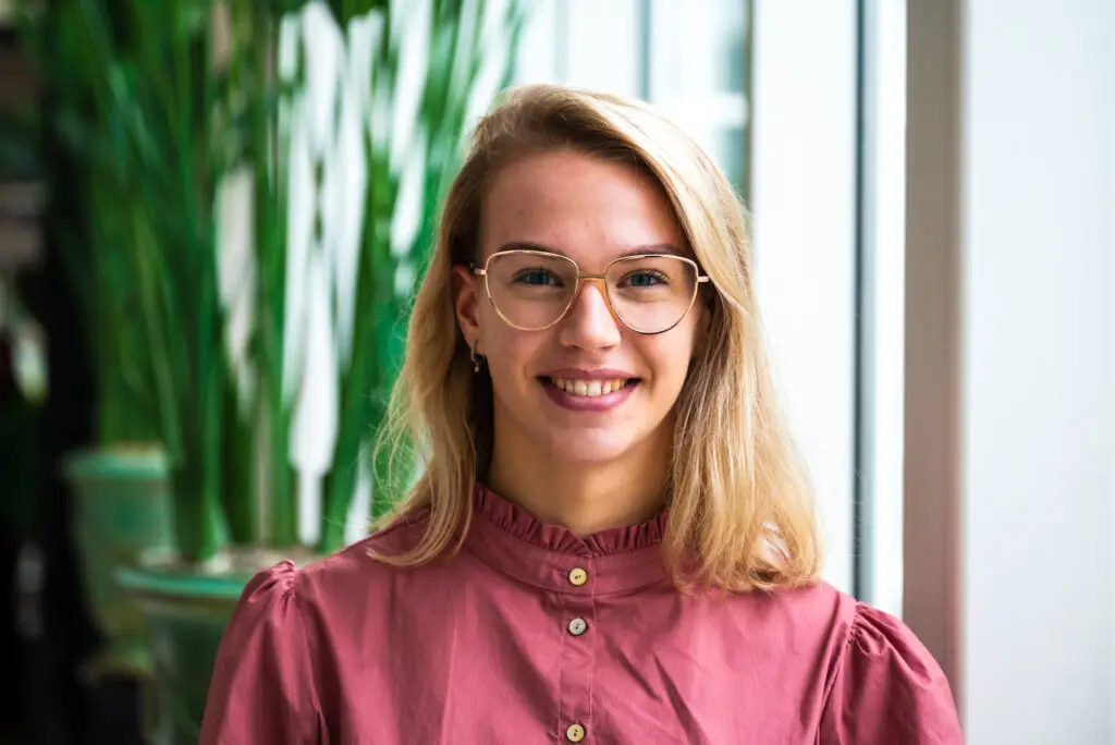 fotoshoot portret van vrouw